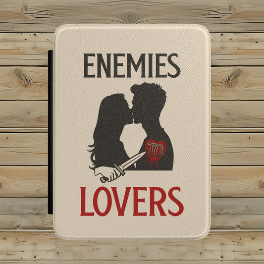 Enemies To Lovers Kindle Case | Bookish Romance Paperwhite Cover | Literary E-reader Accessory