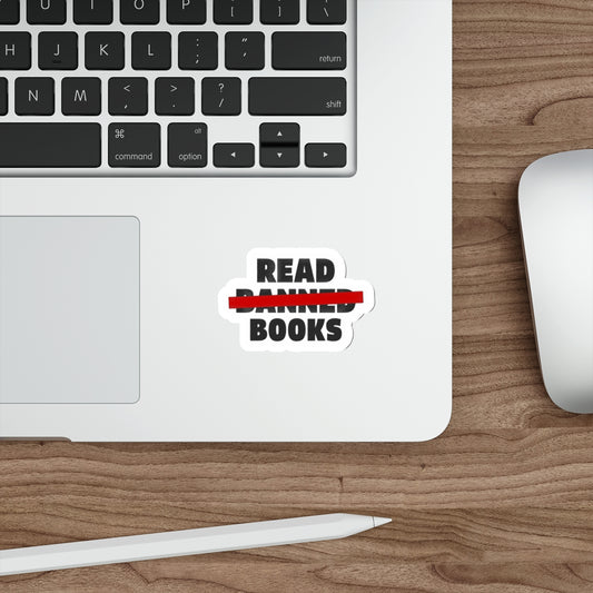 Read Banned Books Sticker | Anti-Censorship Vinyl Sticker