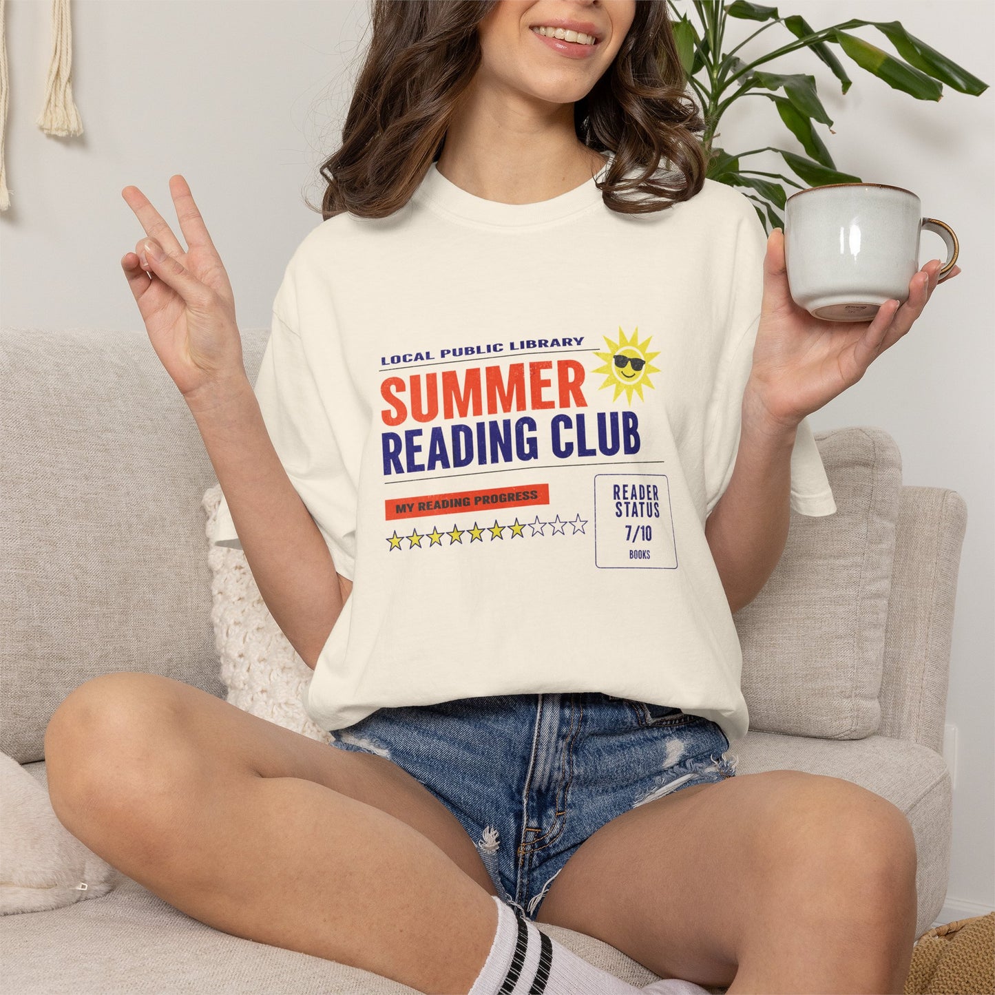 Summer Reading Club Shirt | Retro Library Tee | Vintage Reader Status T-Shirt