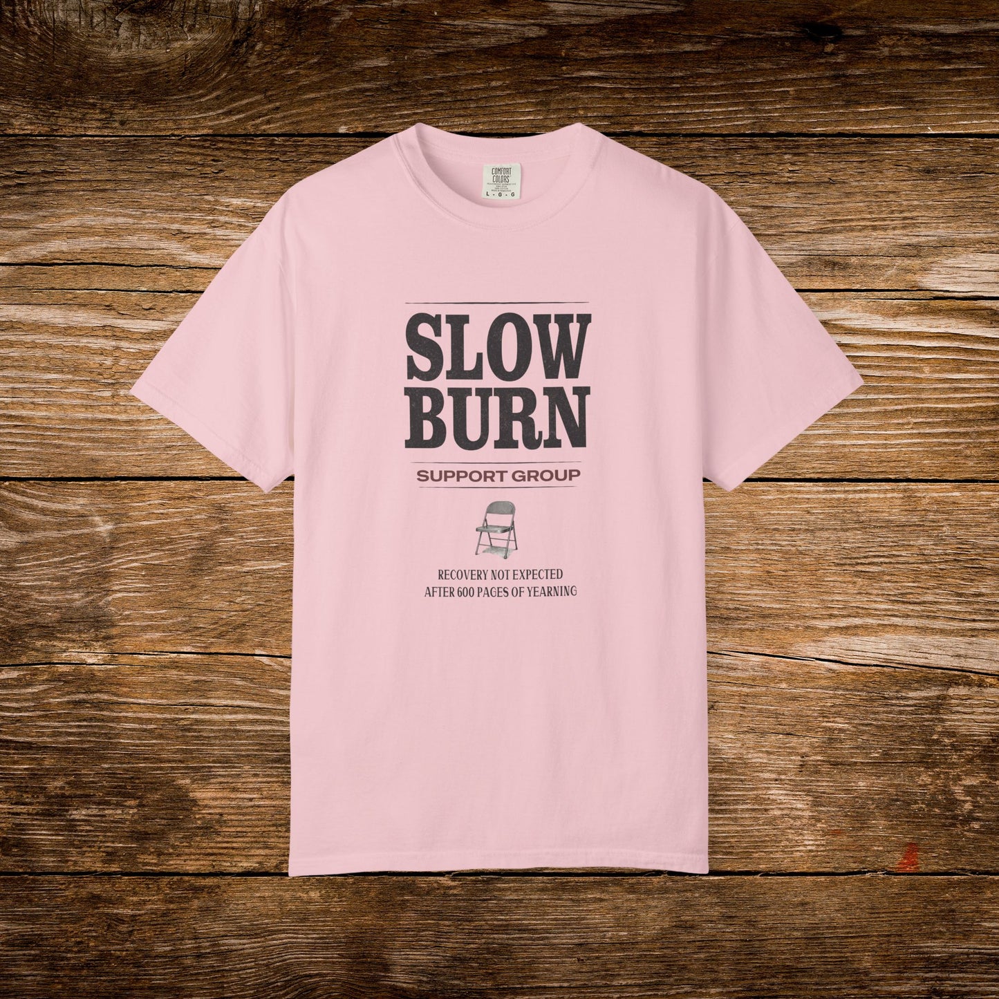 Slow Burn Support Group Shirt | Romance Reader Tee | Booktrovert Slow Burn T-Shirt