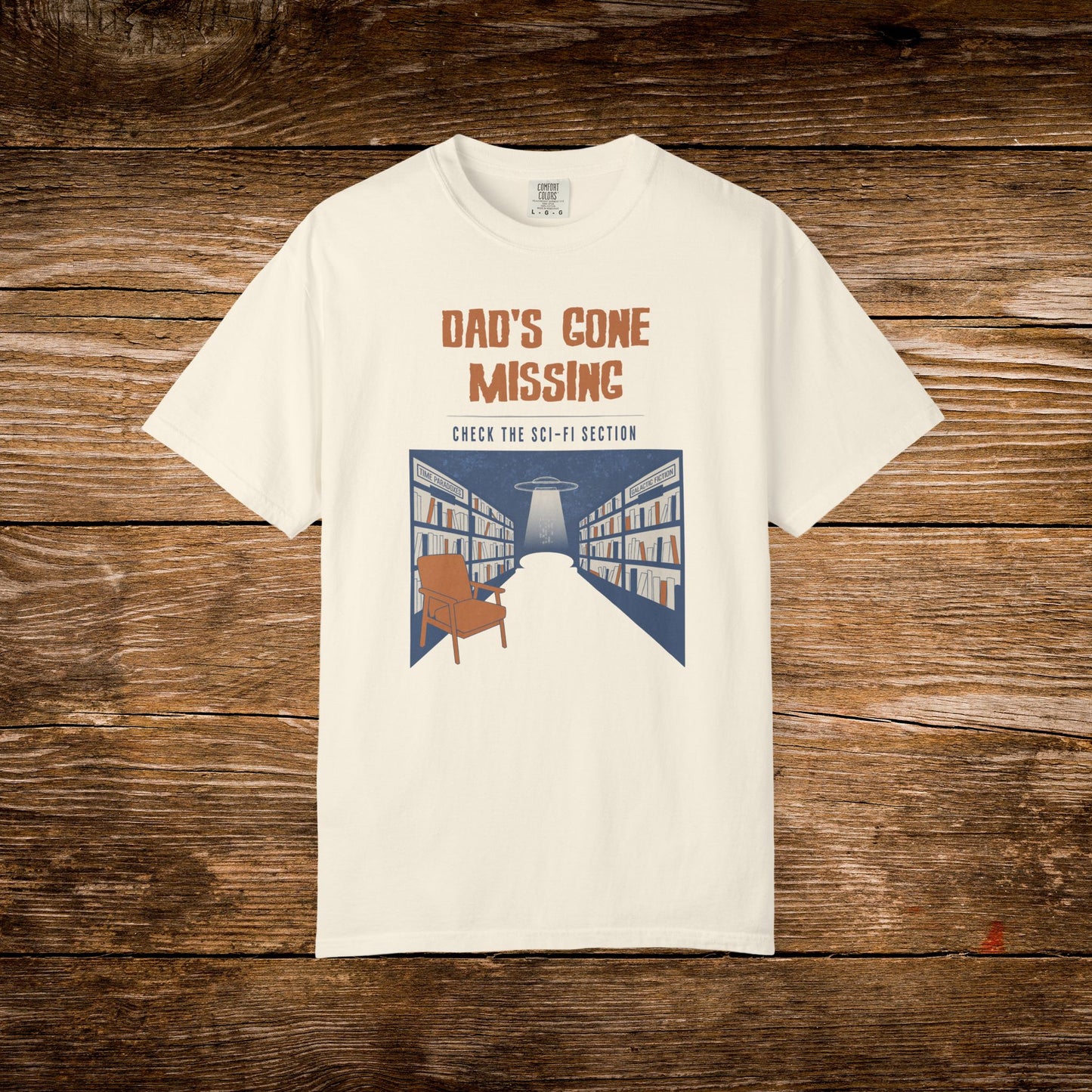 Dad’s Gone Missing Shirt | Retro Science Fiction Reader Tee