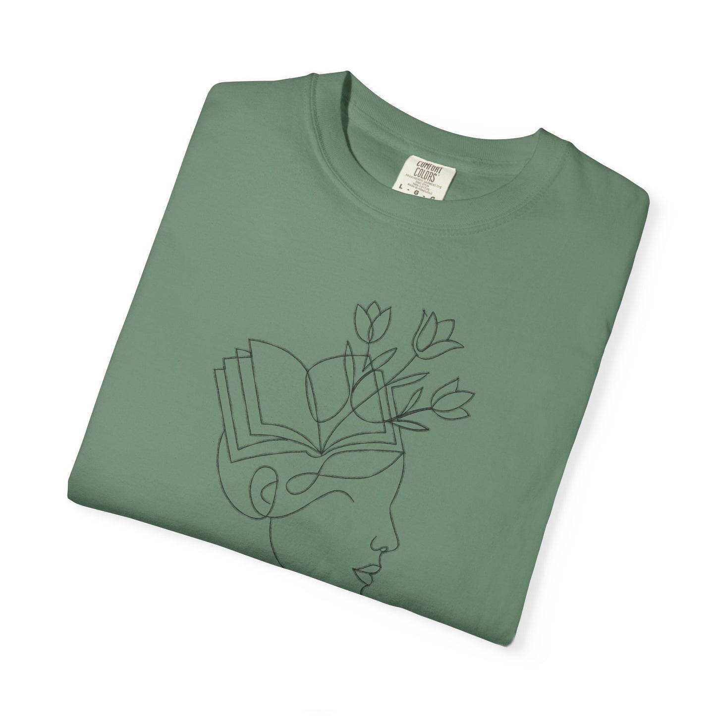 Mind in Bloom Shirt | Literary Floral Art Tee | Book Lover Reader Gift