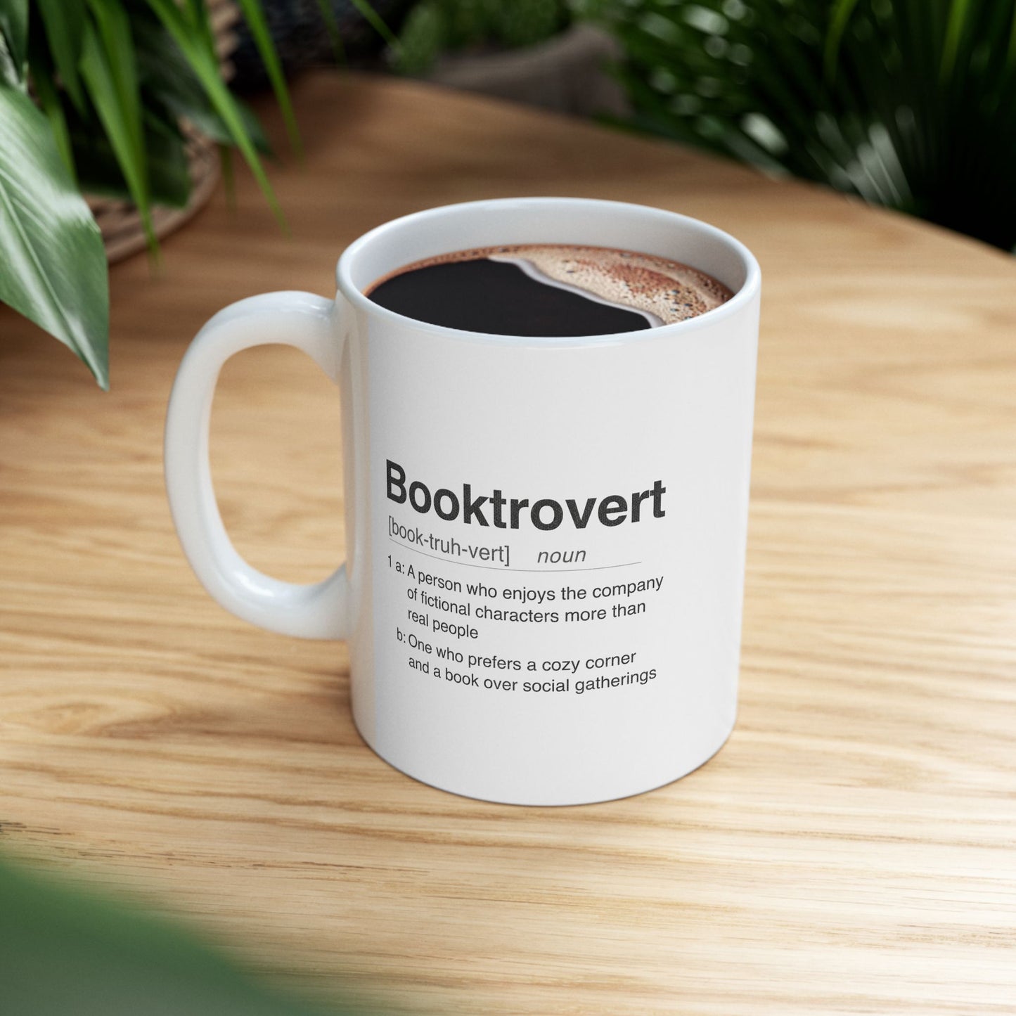 Booktrovert Mug | Dictionary Definition Coffee Cup