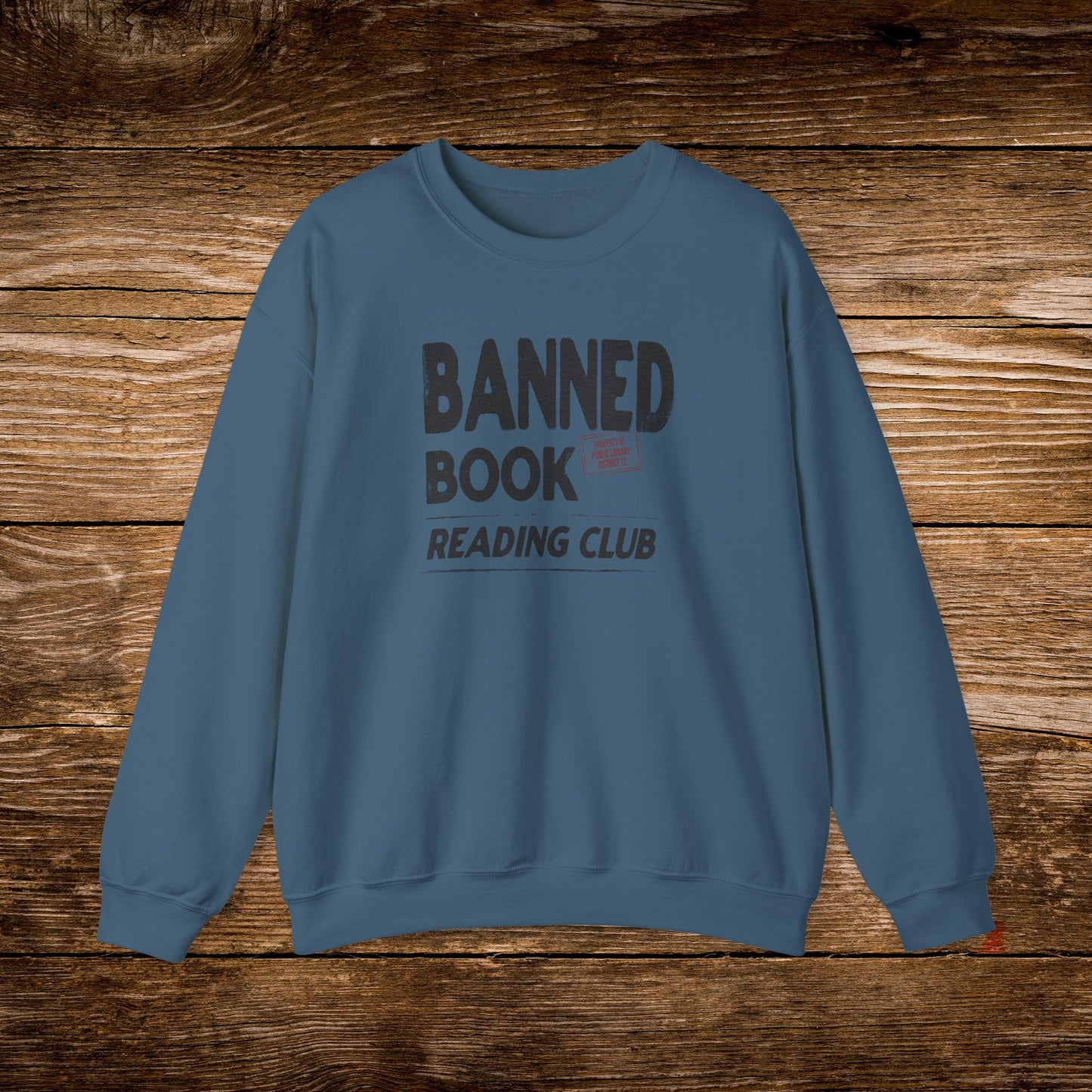 Banned Books Reading Club Sweatshirt | Retro Library Crewneck