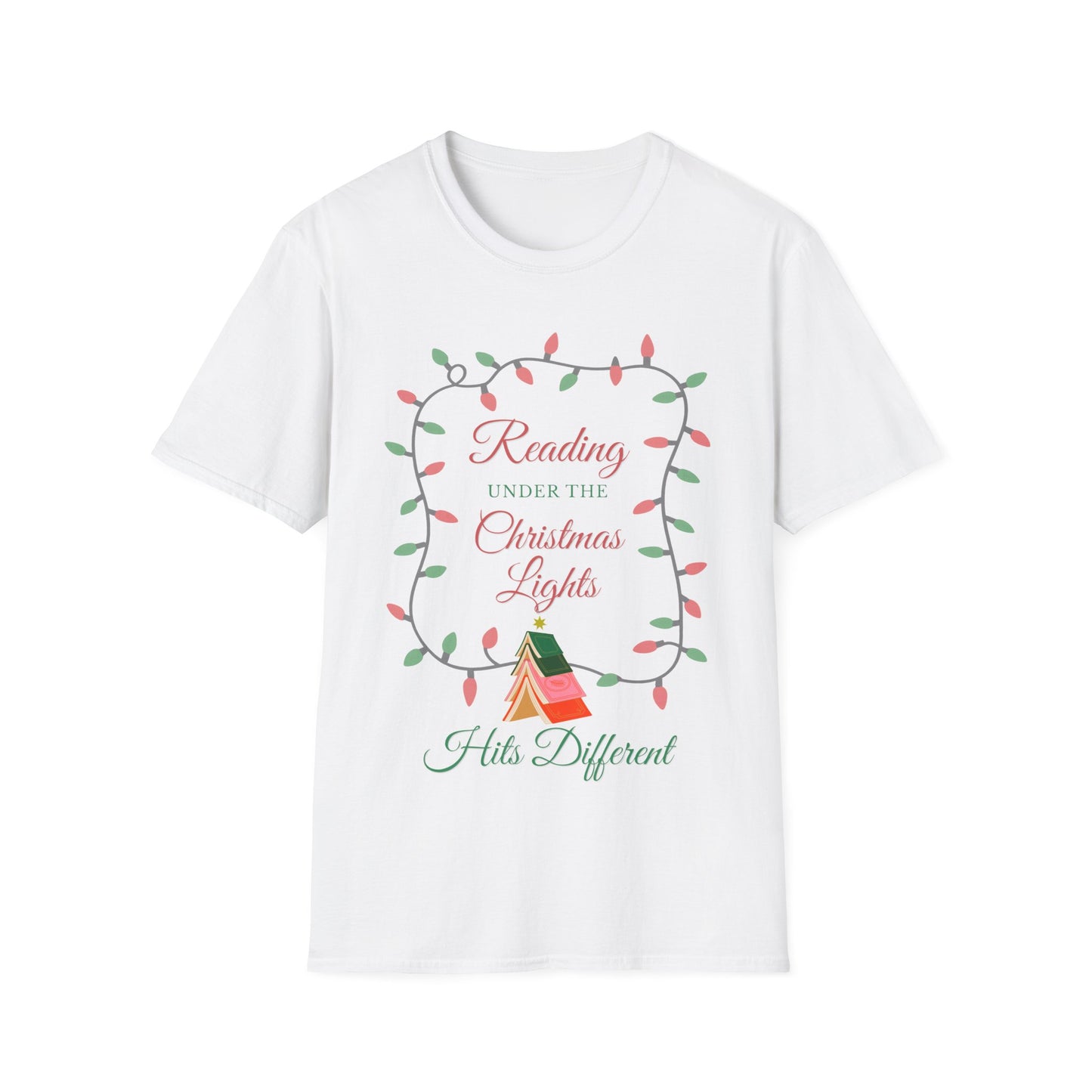 Reading Under the Christmas Lights T-Shirt