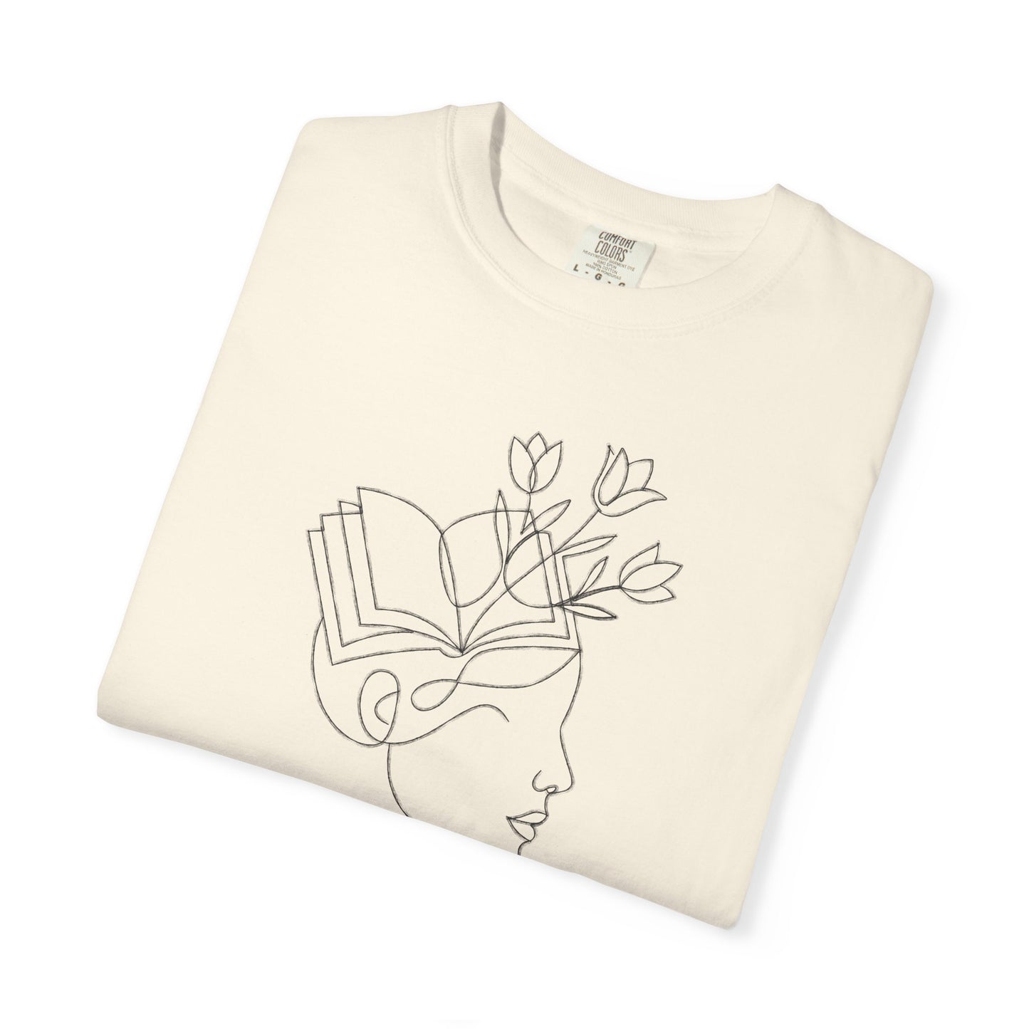 Mind in Bloom Shirt | Literary Floral Art Tee | Book Lover Reader Gift