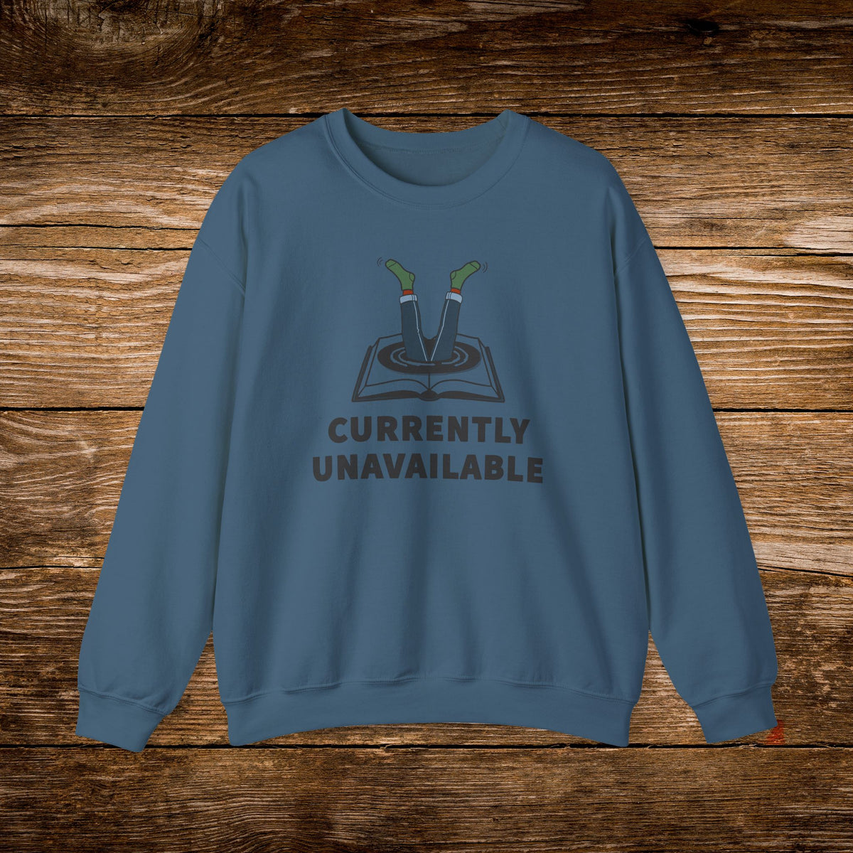Currently Unavailable Sweatshirt | Funny Reading Crewneck