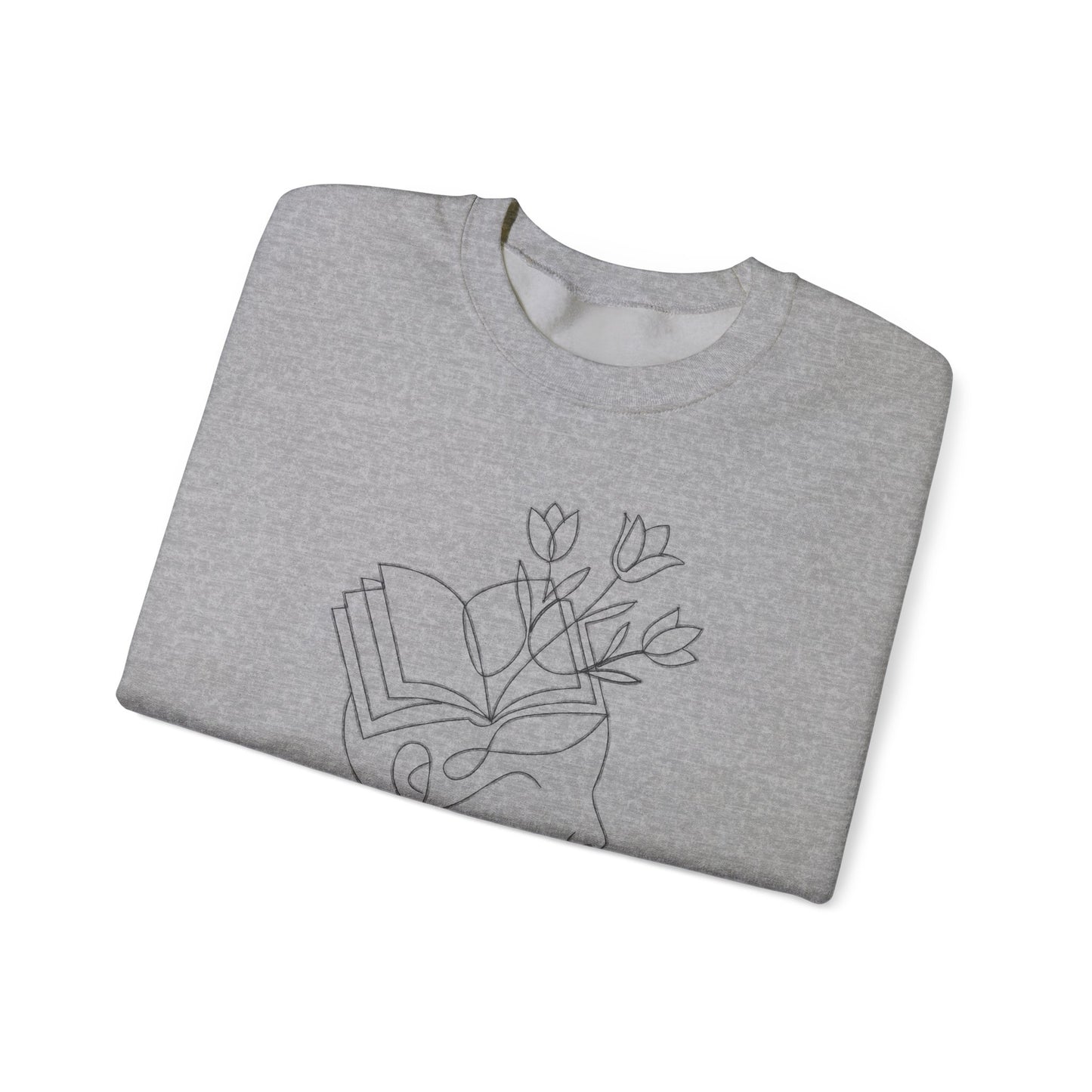 Mind in Bloom Sweatshirt | Literary Floral Reader Crewneck