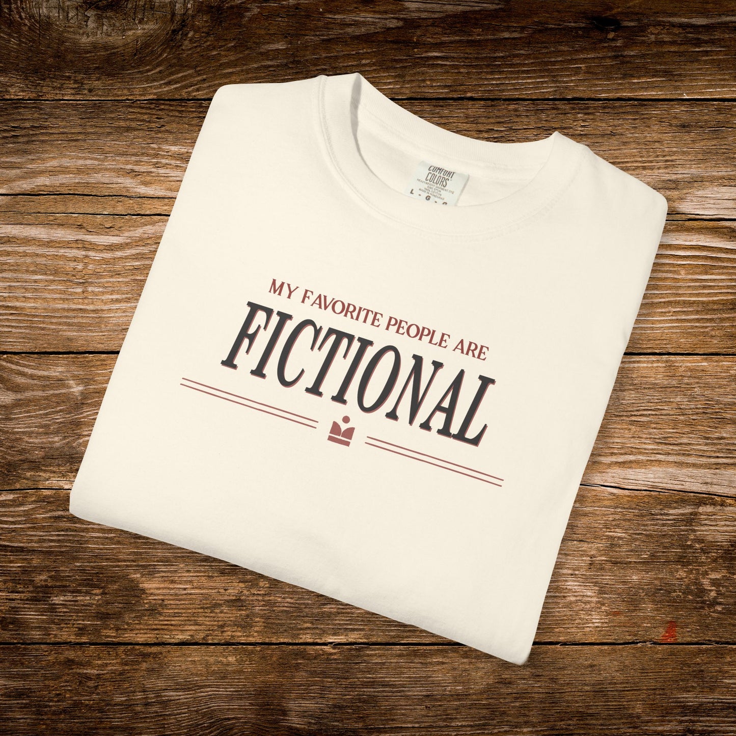 My Favorite People Are Fictional Shirt | Vintage Reader Tee
