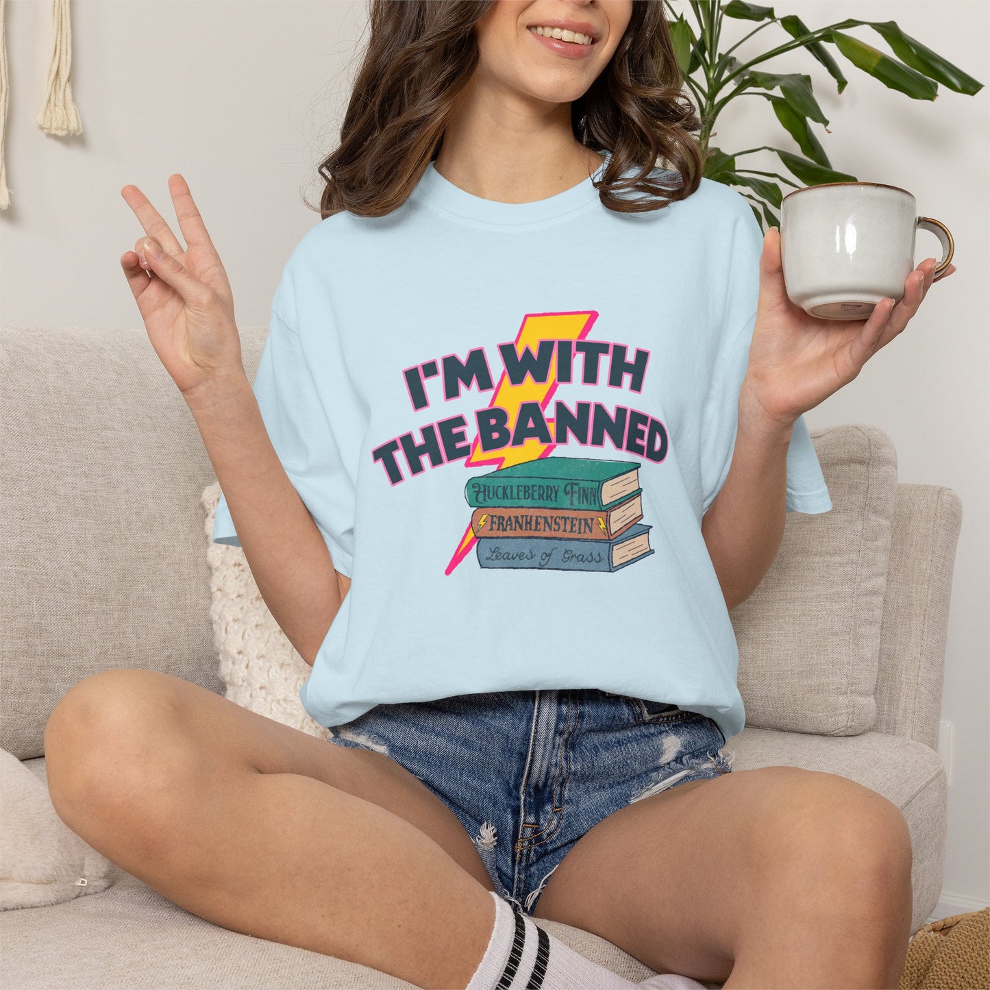 I’m With The Banned Shirt | Retro Banned Books Tee
