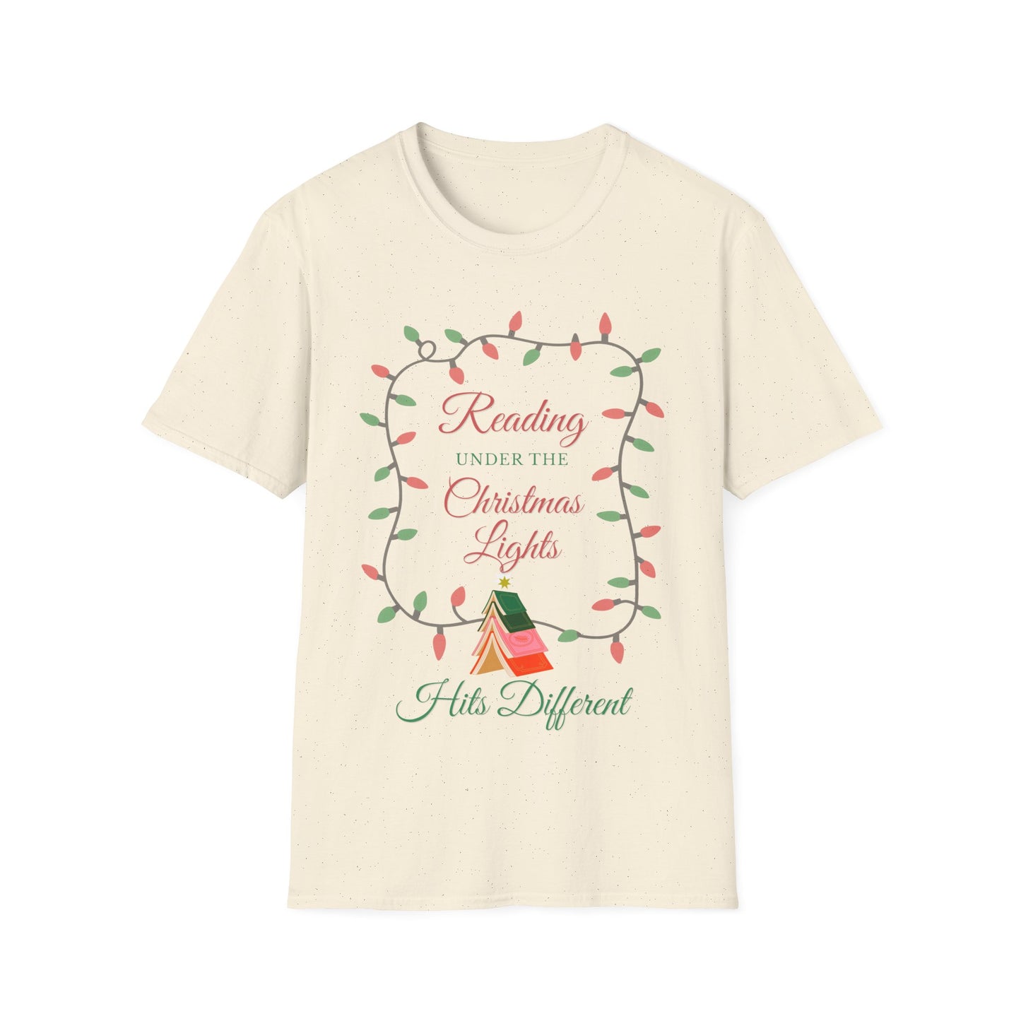Reading Under the Christmas Lights T-Shirt