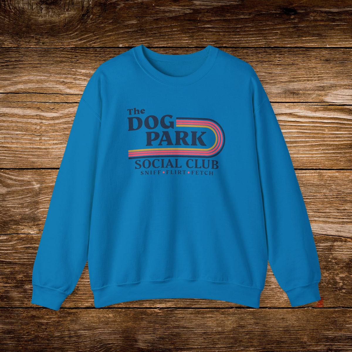 The Dog Park Social Club Sweatshirt | Retro Dog Lover Crewneck