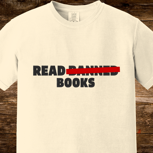 Read Banned Books Shirt | Anti-Censorship Reader Tee