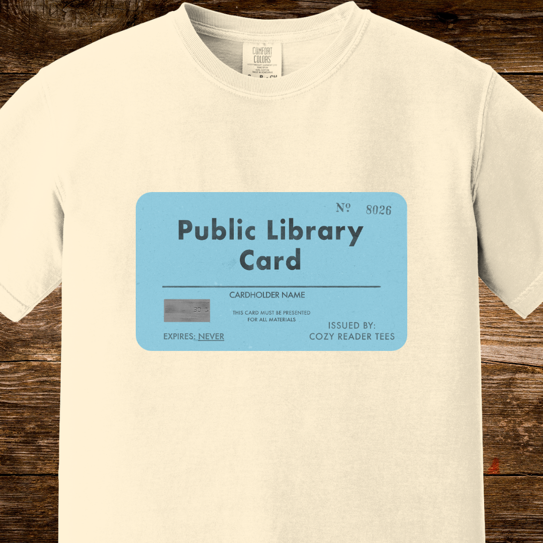 Public Library Card Shirt | Nostalgic Library Tee