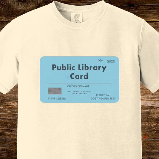 Vintage Library Card Shirt | Nostalgic Reader T-Shirt