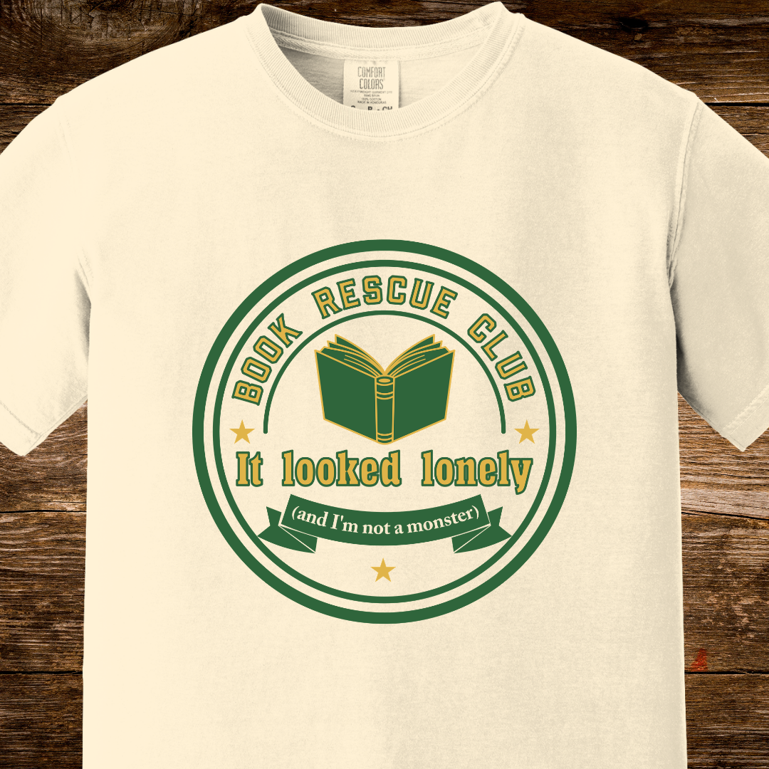 Book Rescue Club Shirt | Funny Bookworm Tee