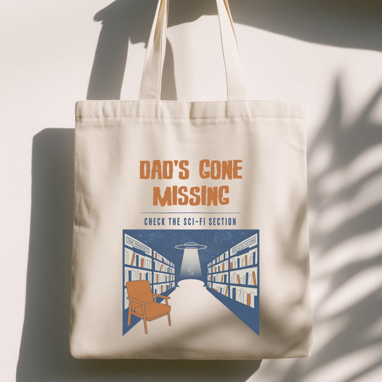 Fictionally Busy Tote Bag | Retro Reader Library Tote