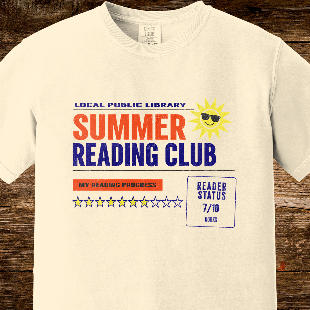 Summer Reading Club Shirt | Retro Library Tee | Vintage Reader Status T-Shirt