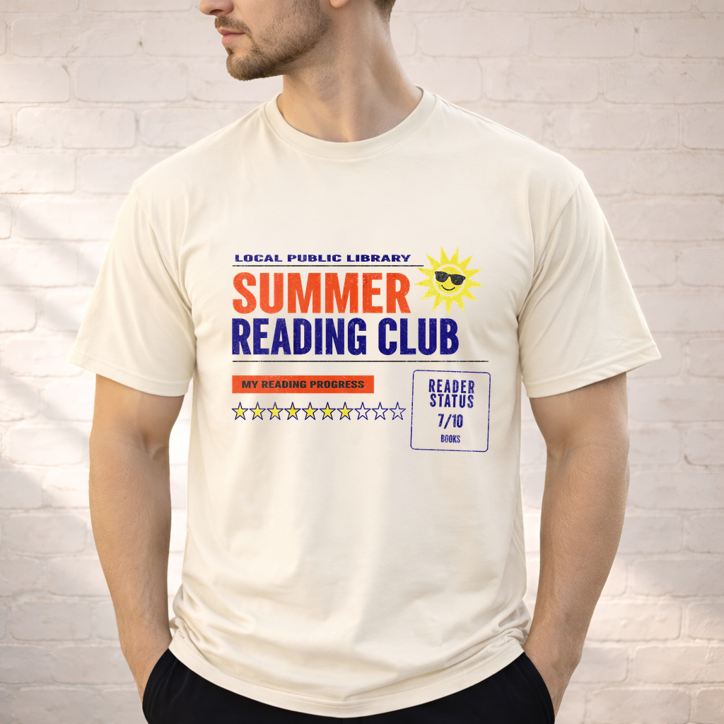 Summer Reading Club Shirt | Retro Library Tee | Vintage Reader Status T-Shirt