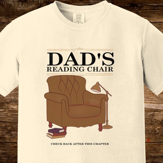 Dad’s Reading Chair Shirt | Book Lover Father’s Day Tee