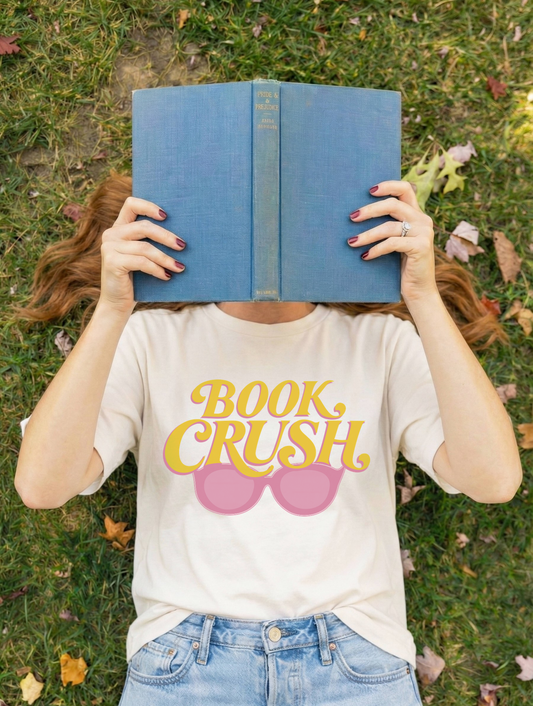 Book Crush Shirt | Retro Reader Tee