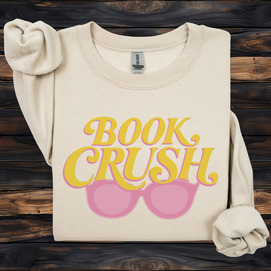 Book Crush Sweatshirt | Retro Reader Crewneck