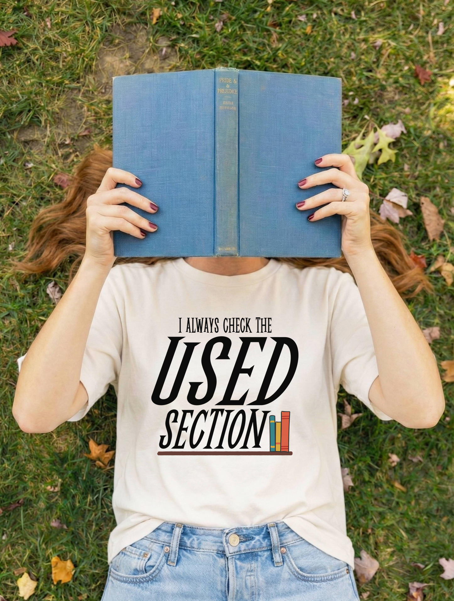I Always Check the Used Section Shirt | Vintage Reader Tee