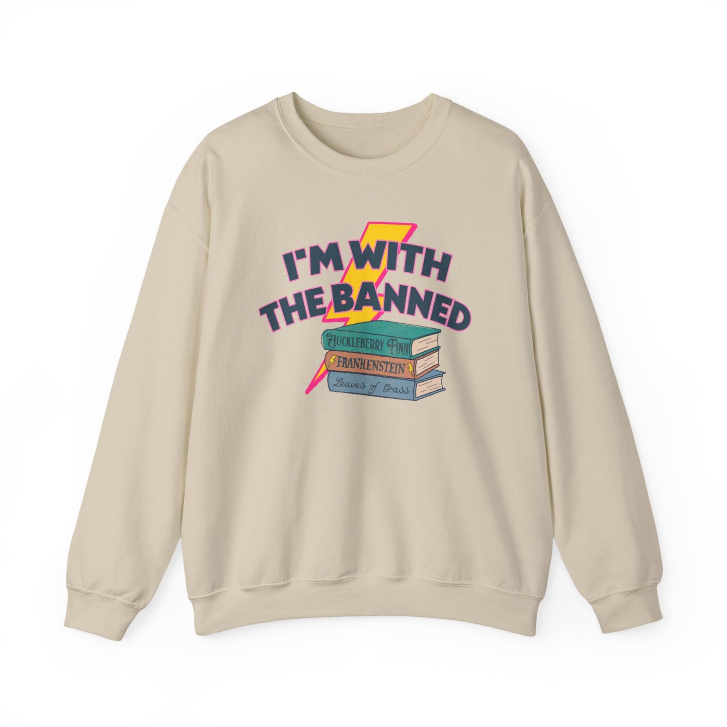 I’m With The Banned Sweatshirt | Banned Books Reader Crewneck