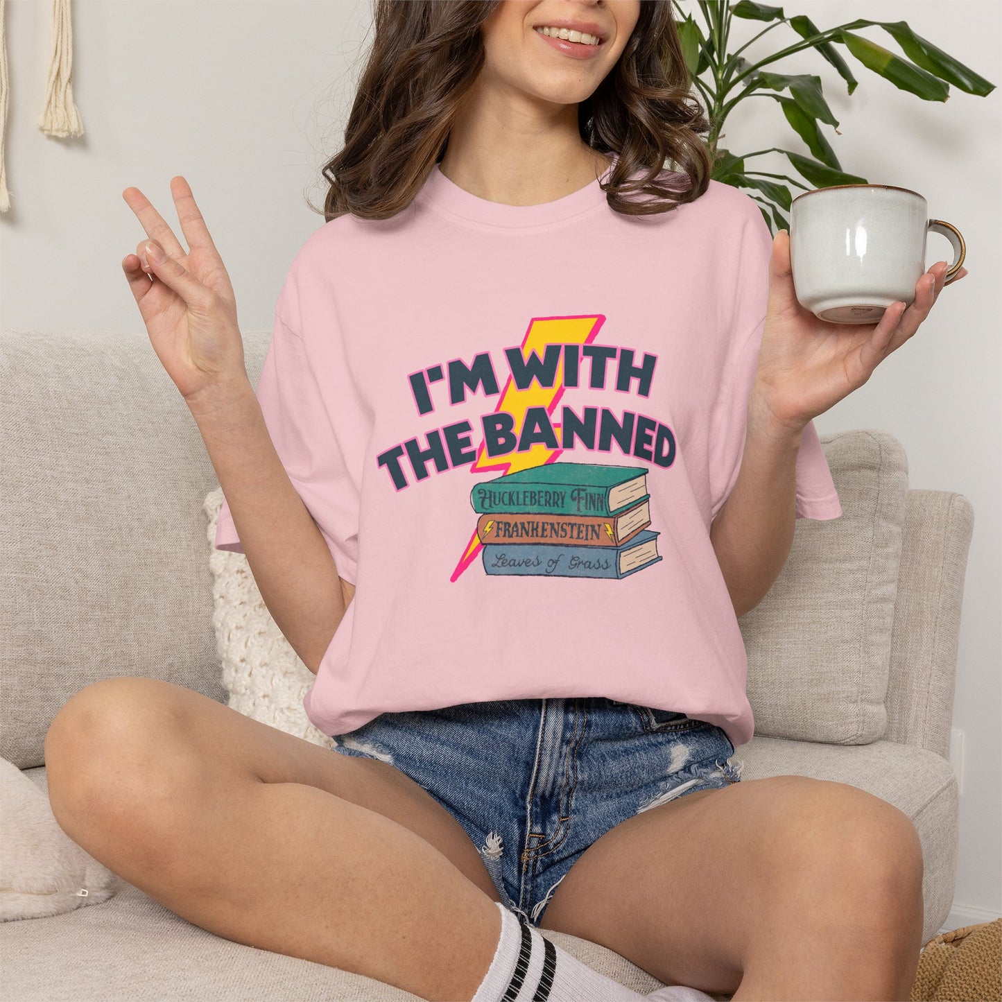 I’m With The Banned Shirt | Retro Banned Books Tee