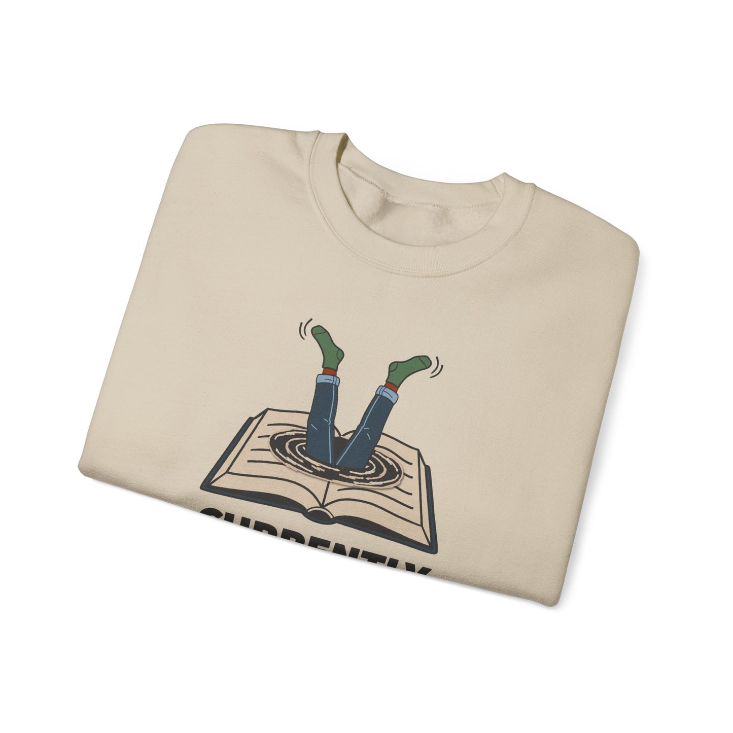 Currently Unavailable Sweatshirt | Funny Reading Crewneck