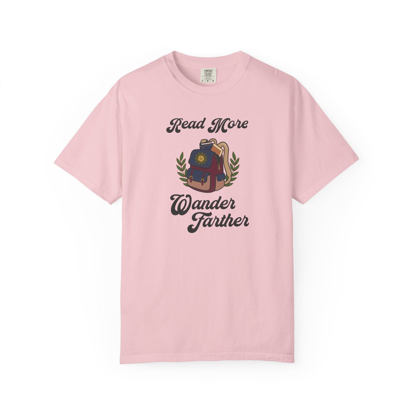 Read More Wander Further Shirt | Retro Reader Adventure Tee