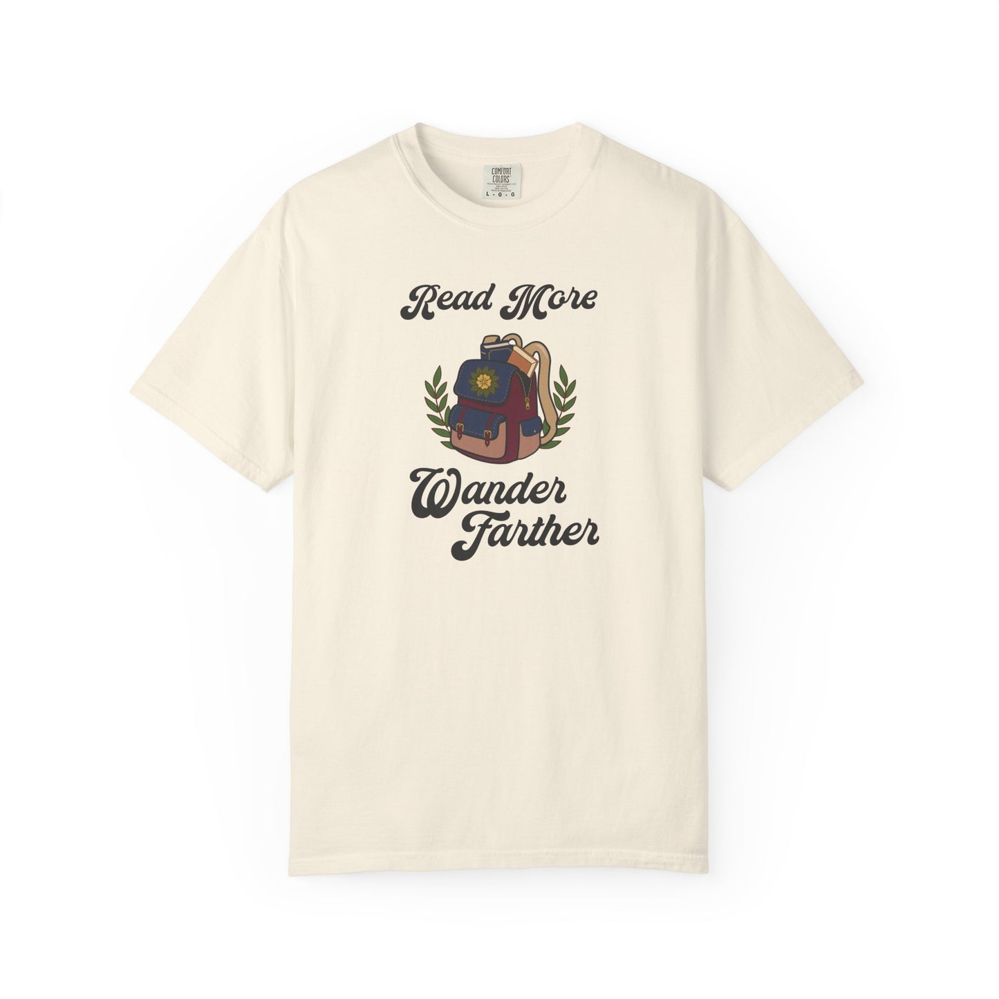 Read More Wander Further Shirt | Retro Reader Adventure Tee