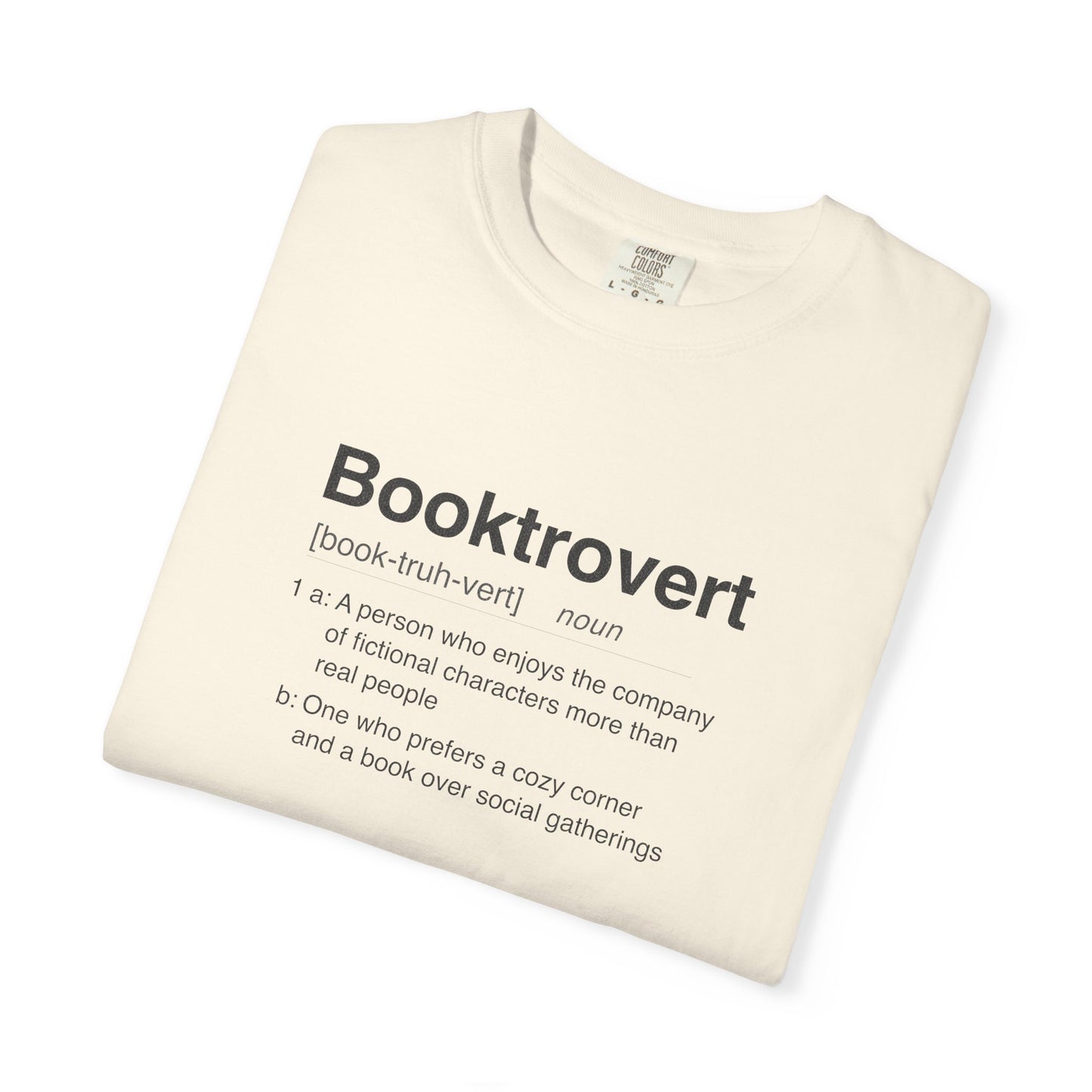 Booktrovert Shirt | Dictionary Definition Reader Tee