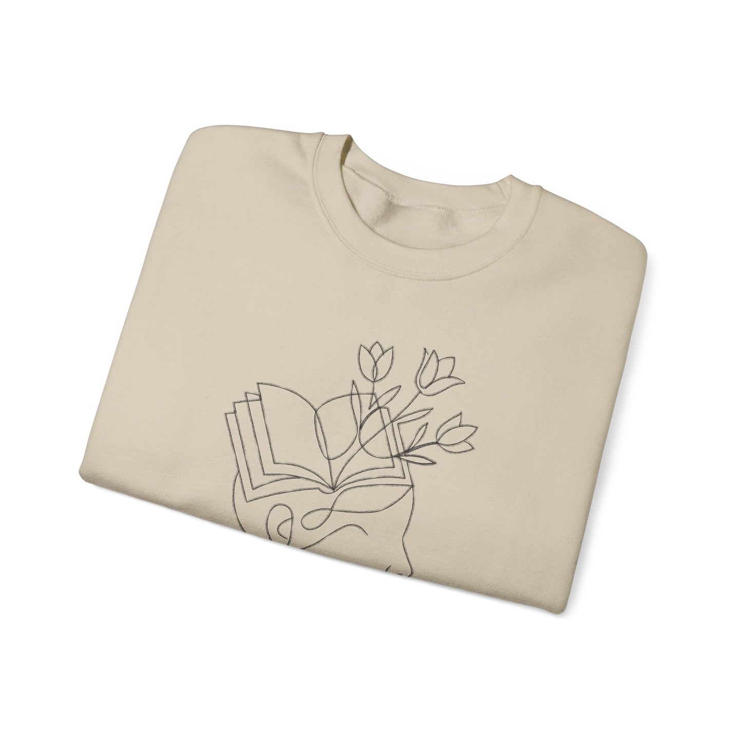 Mind in Bloom Sweatshirt | Literary Floral Reader Crewneck