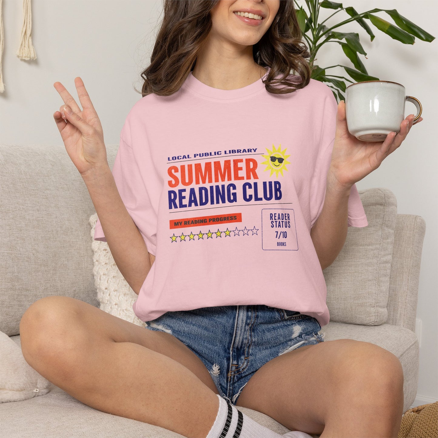 Summer Reading Club Shirt | Retro Library Tee | Vintage Reader Status T-Shirt