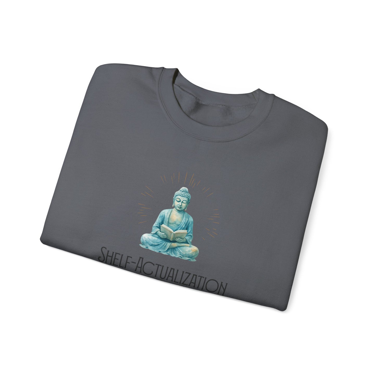 Shelf Actualization Sweatshirt | Zen Book Lover Crewneck