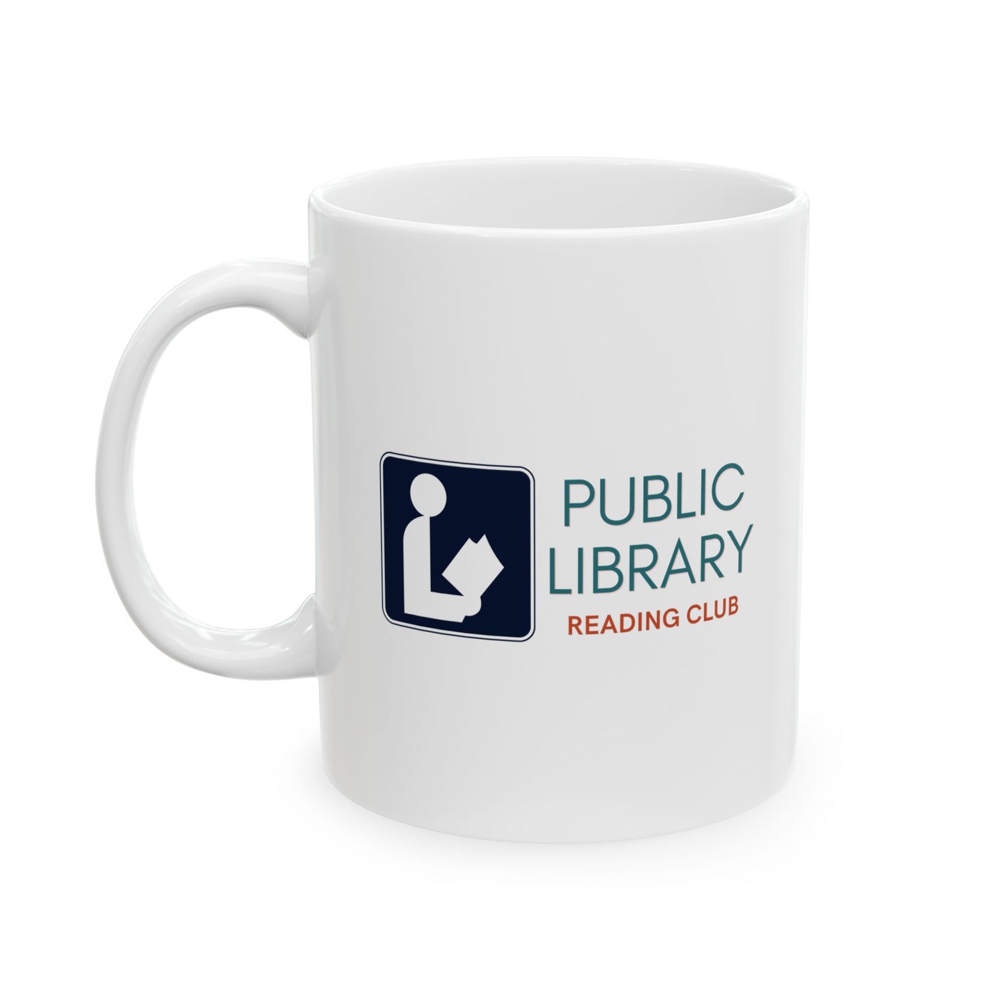 Public Library Reading Club Mug | Retro Library Coffee Mug