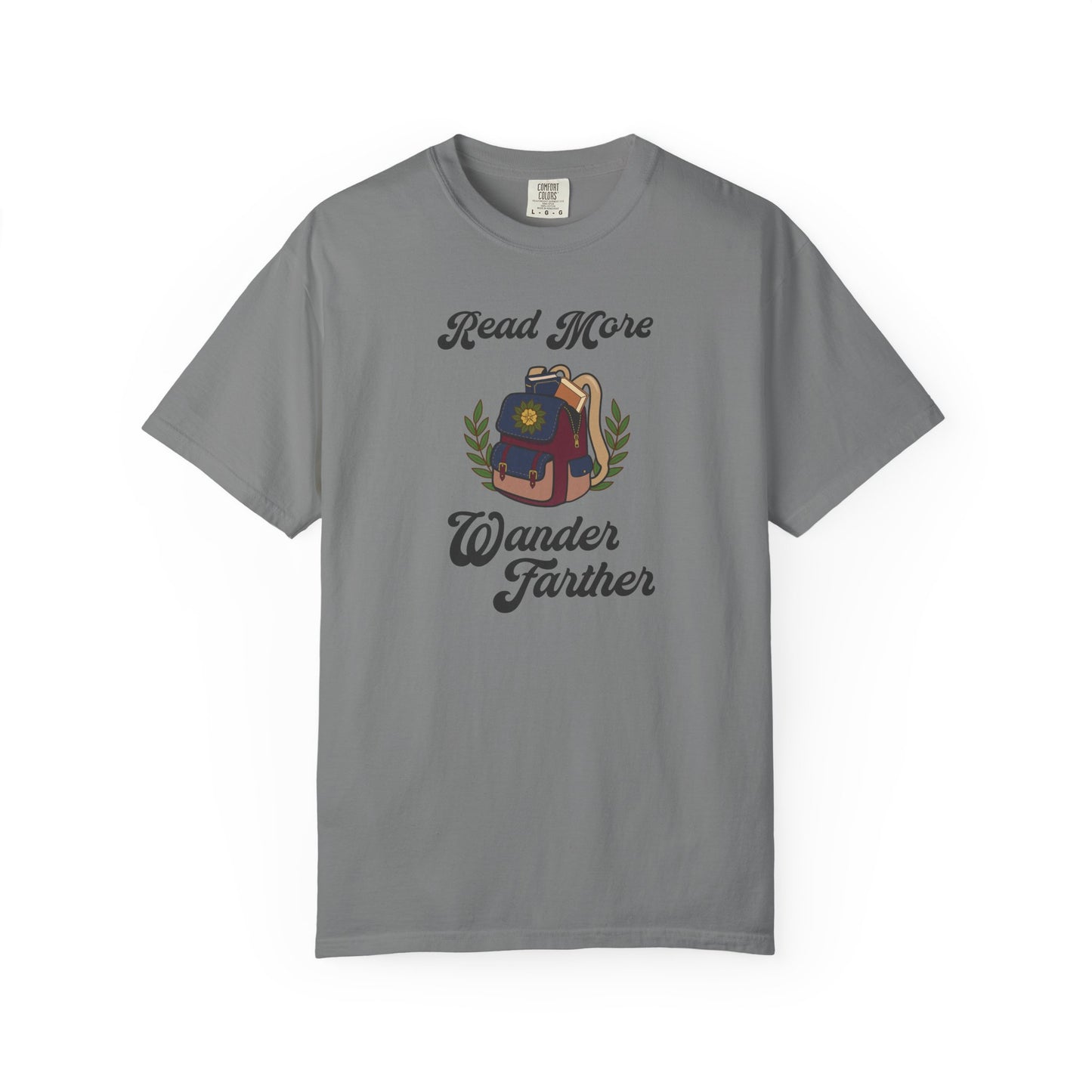 Read More Wander Further Shirt | Retro Reader Adventure Tee