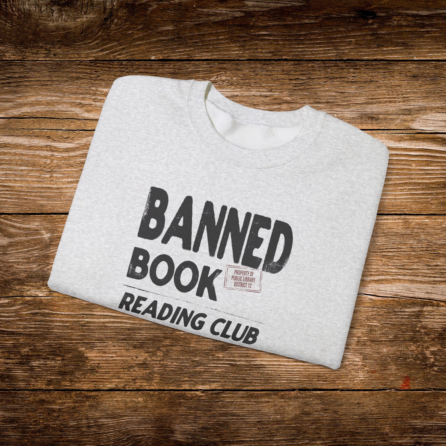 Banned Books Reading Club Sweatshirt | Retro Library Crewneck