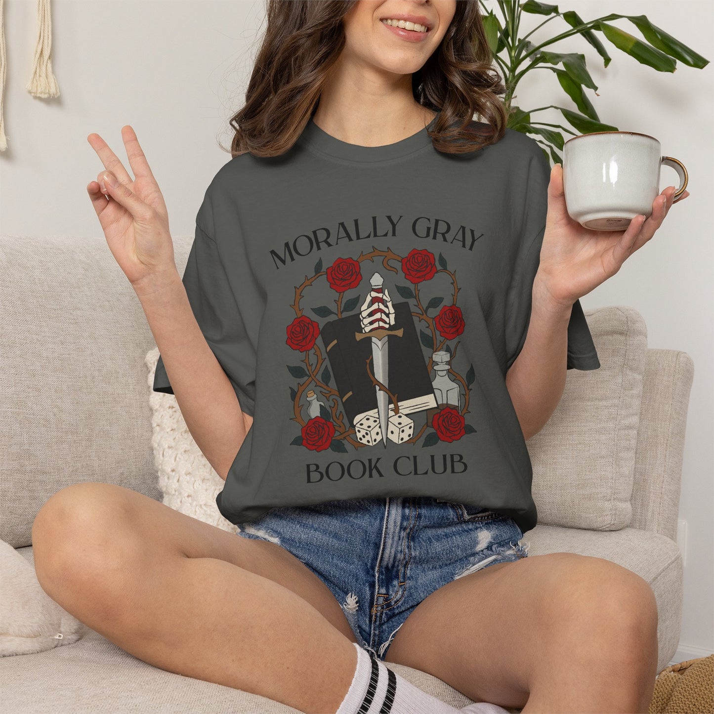 Morally Gray Book Club Shirt | Dark Romance Reader Tee