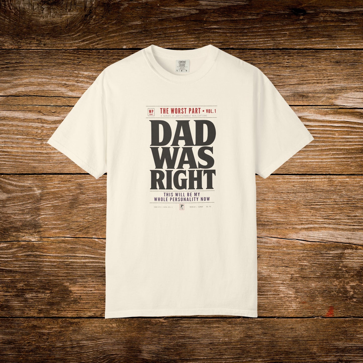 Dad Was Right Shirt | Retro Book Lover Tee