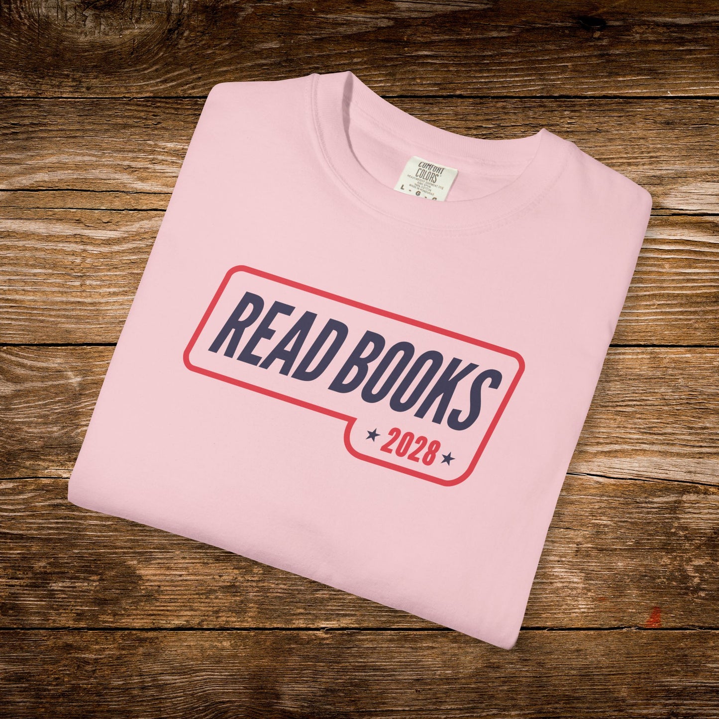 14. Blossom Folded
    Folded blossom Read Books 2028 graphic t-shirt.