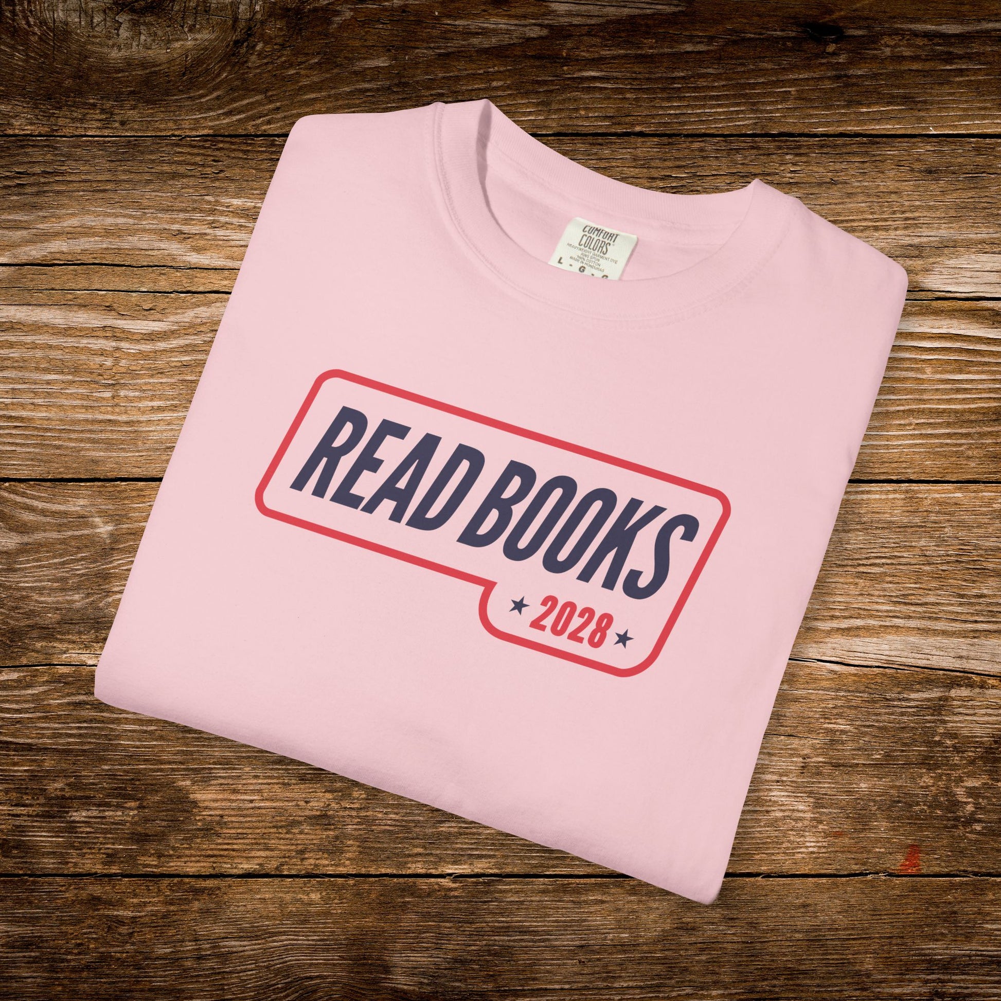 14. Blossom Folded
    Folded blossom Read Books 2028 graphic t-shirt.
