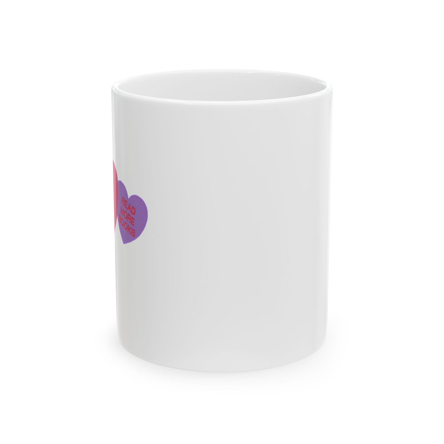 Bookish Candy Hearts Mug | Funny Reader Coffee Mug