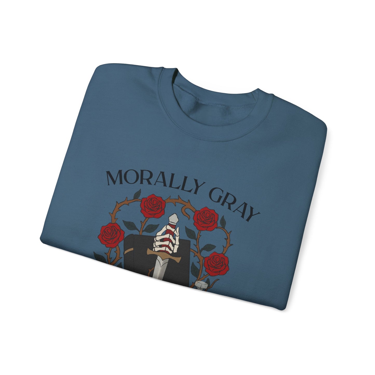 Morally Gray Book Club Sweatshirt | Dark Romance Reader | Fantasy Bookish Apparel