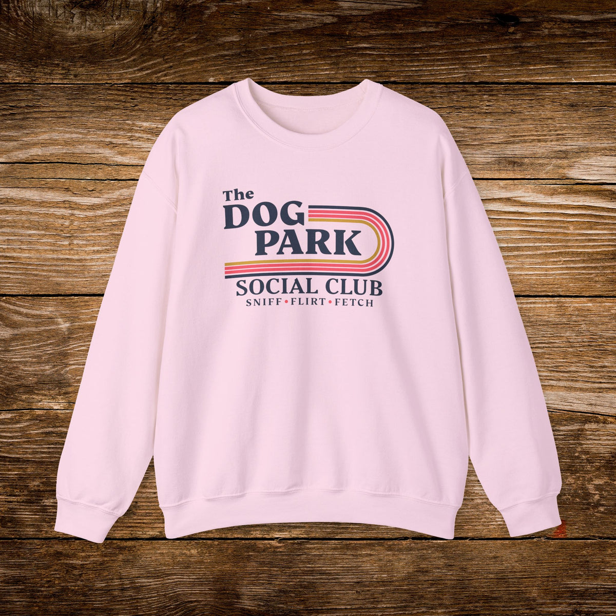 The Dog Park Social Club Sweatshirt | Retro Dog Lover Crewneck