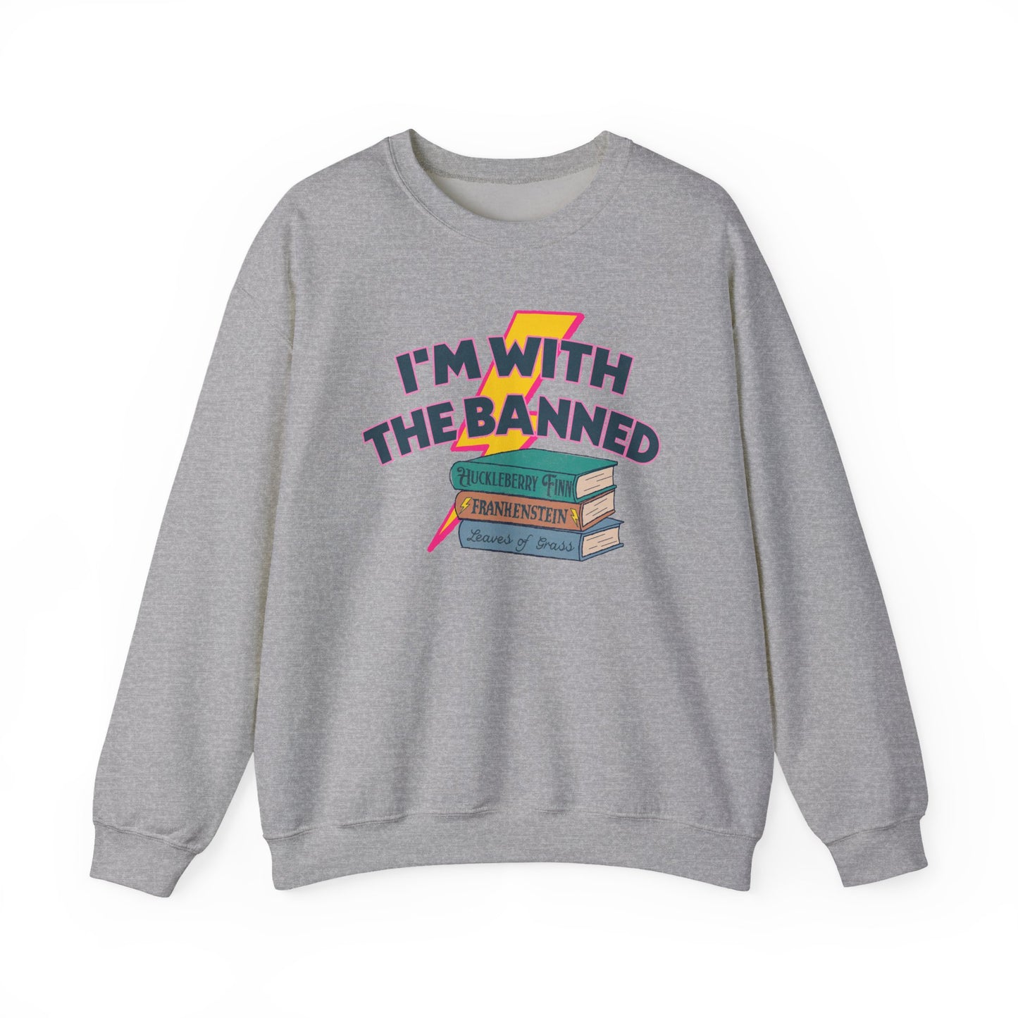 I’m With The Banned Sweatshirt | Banned Books Reader Crewneck