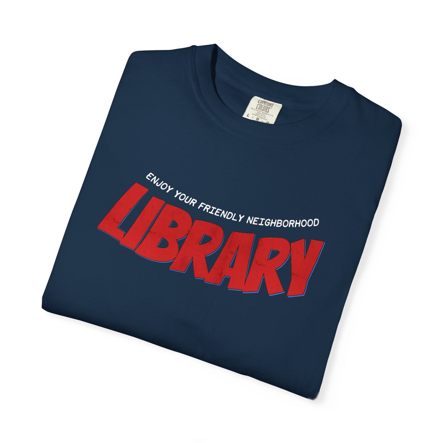 Friendly Neighborhood Library Shirt | Retro Comic Library Tee