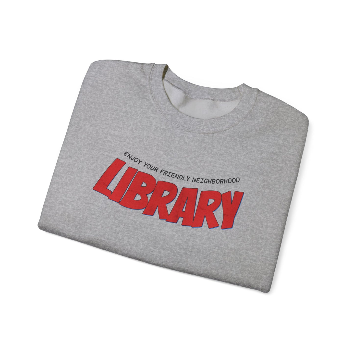 Friendly Neighborhood Library Sweatshirt | Retro Library Crewneck
