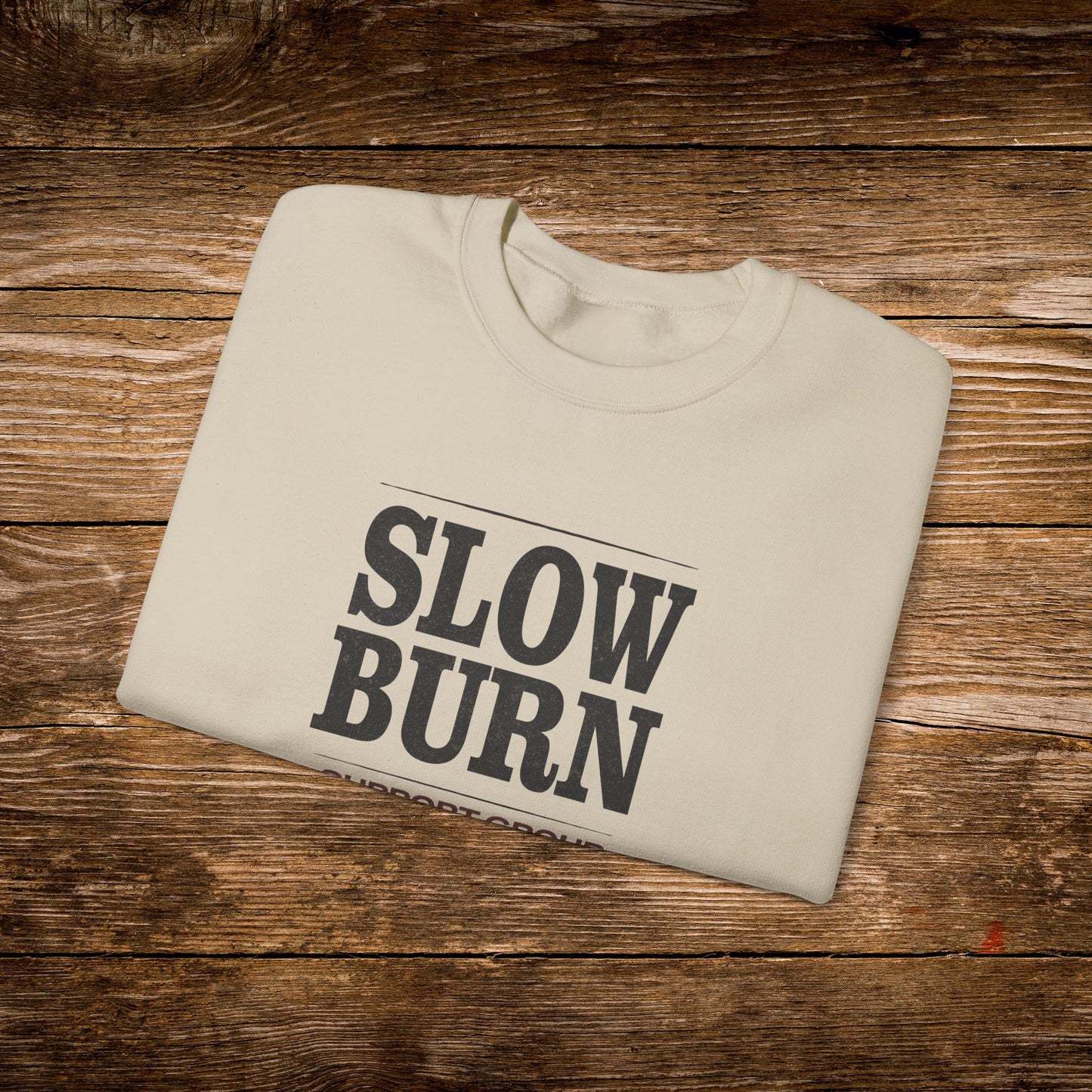 Slow Burn Support Group Sweatshirt | Romance Trope Crewneck | Cozy Reader Sweatshirt